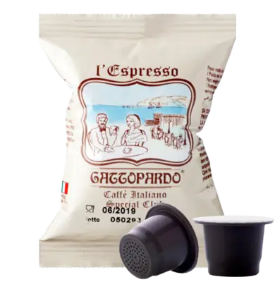 Toda Caffè Gattopardo Miscela Special Club capsule compatibili Nespresso 100