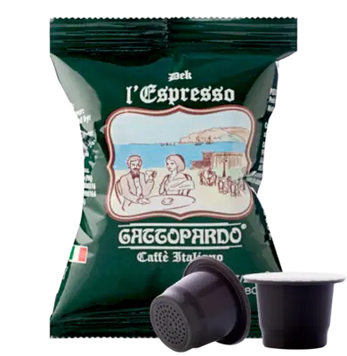 Toda Caffè Gattopardo Decaffeinato capsule compatibili Nespresso 100