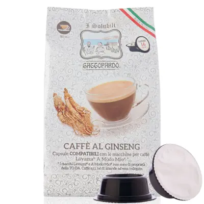 Toda Capsule GINSENG DOLCE Gattopardo compatibili LAVAZZA A MODO MIO 16pz