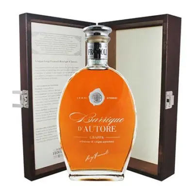 Grappa BARRIQUE D'AUTORE Luigi Francoli REGINA MARTA Confez. Legno -700ml