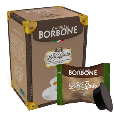 BORBONE Don Carlo Miscela DEK per A Modo Mio Box 50 Capsule