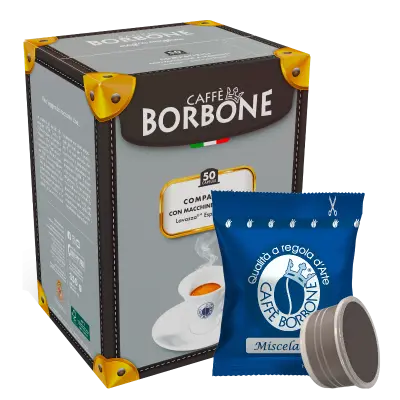 Mieszanka Caffè BORBONE BLUE do Espresso Point Box 50 kapsułek