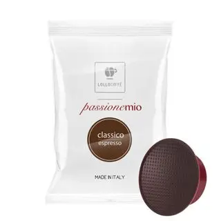 Lollo Caffè Passione Mio Classic Blend kompatibel mit Lavazza A Modo Mio 100 Kapseln