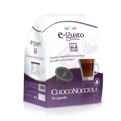 16 Capsule Pop Caffè CHOCONOCCIOLA e-Gusto compatibili Dolce Gusto