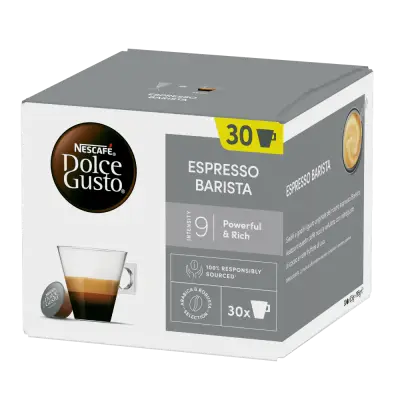 30 Capsule Caffè Nescafè Dolce Gusto Espresso BARISTA Formato Convenienza
