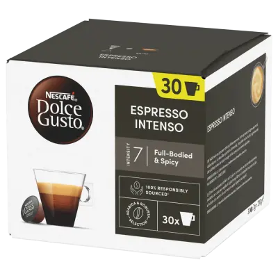 30 Capsule Caffè Nescafè Dolce Gusto Espresso INTENSO Formato Convenienza