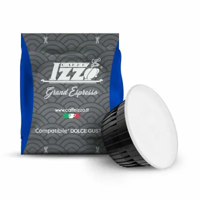 50 Izzo-Kaffeekapseln, GRAND ESPRESSO-Mischung, kompatibel mit NESCAFÈ DOLCE GUSTO