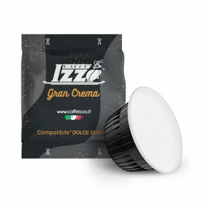 50 Izzo-Kaffeekapseln GRAN CREMA Blend kompatibel NESCAFÈ DOLCE GUSTO