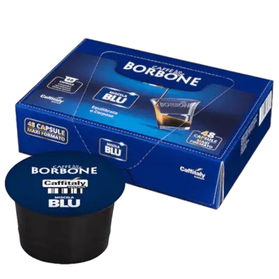 48 Original Caffitaly System Kapseln BLUE Blend Caffè Borbone
