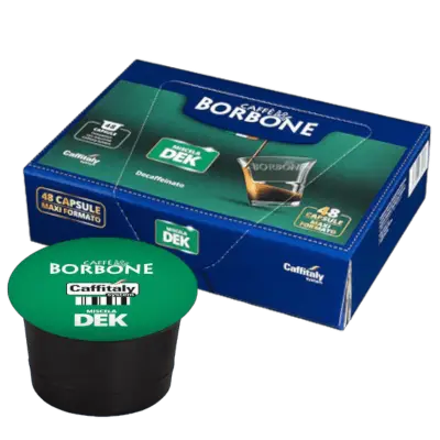 48 Original Caffitaly System Capsules DEK Caffè Borbone Blend