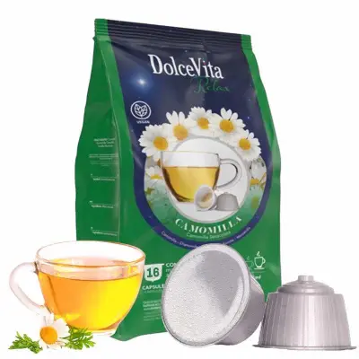 CAMOMILLA compatibili NESCAFE DOLCE GUSTO capsule Dolce Vita