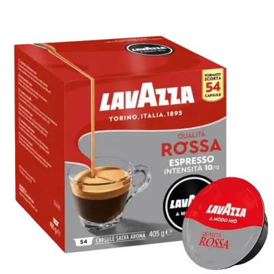 54 Lavazza A Modo Mio Kaffeekapseln ROTE QUALITÄT