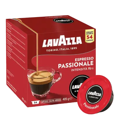 54 Lavazza A Modo Mio PASSIONALE Coffee Capsules