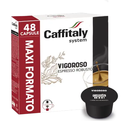 48 Capsule Caffè Vigoroso Caffitaly System Espresso Robusto