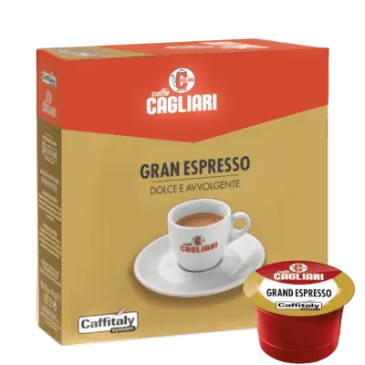 48 Capsule Miscela Grand Espresso Caffè Cagliari Caffitaly System