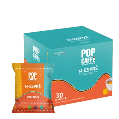 30 Capsule Naos Pop Caffè Miscela INTENSO compatibili Nespresso