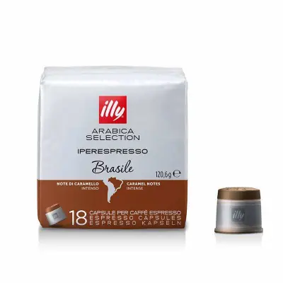 18 kapsułek z kawą ILLY Iperespresso Arabica Selection BRAZYLIA