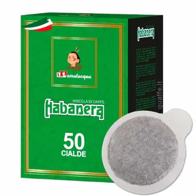50 ESE Compostable Coffee Pods Passalacqua HABANERA Blend