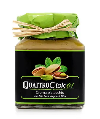 Crema al Pistacchio QUATTROCiock01 Quattrociocchi 320g