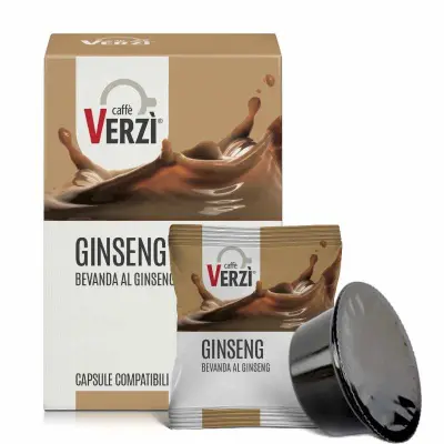 50 GINSENG Caffè Verzì-Kapseln, kompatibel mit Lavazza Firma