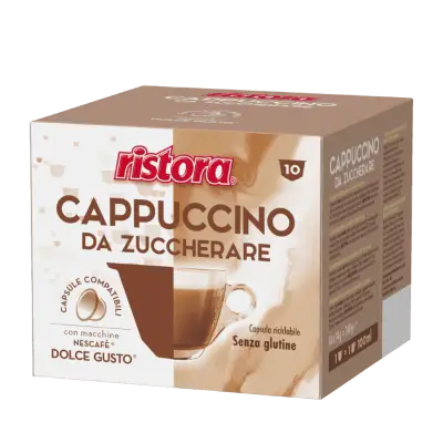 10 CAPPUCCINO AMARO Ristora Nescafè Dolce Gusto kompatible Kapseln