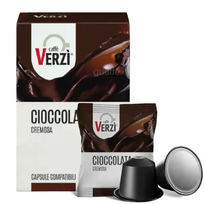 50 Nespresso-kompatible Verzì-Kaffee-SCHOKOLADEN-Kapseln