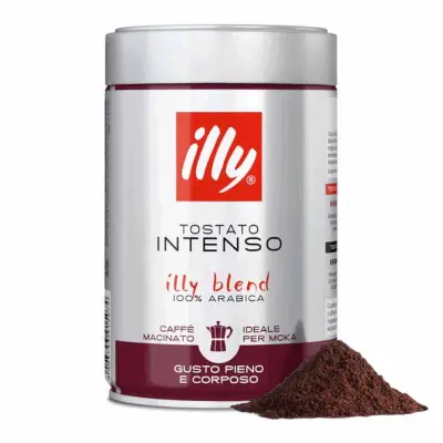 Illy Caffè Macinato tostato INTENSO barattolo - 250gr