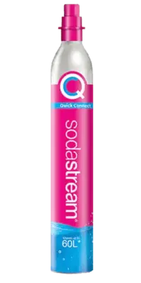 SodaStream Pink Quick-Connect CO2 Cylinder Additional Gas