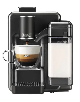 Macchina da Caffè Caffitaly Quadra con Montalatte Integrato Nero