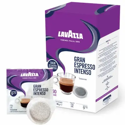 150 Lavazza Gran Espresso Intenso Coffee Pods Compostable Ese44