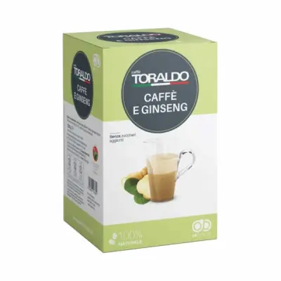 18 Ginseng Coffee Pods Caffè Toraldo