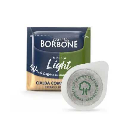 50 BORBONE LIGHT pods blend 50% Blue, 50% Dek - Compostable