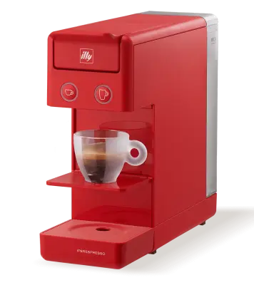 Illy Y3.3 ESPRESSO & COFFEE - Macchina da Caffè Iperespresso Rossa