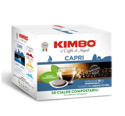 50 KIMBO Compostable Coffee Pods Ese 44 - Capri Blend