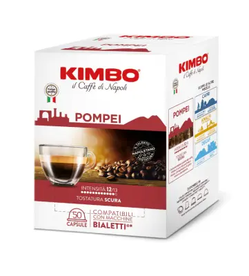50 kapsułek kawy KIMBO kompatybilnych z Bialetti – mieszanka Pompei