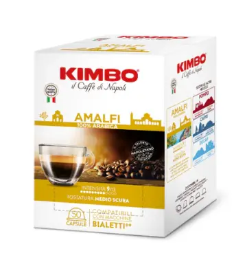 50 kapsułek kawy KIMBO kompatybilnych z Bialetti – mieszanka Amalfi