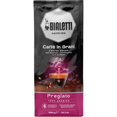 Bialetti Kaffeebohnen, feine Mischung, 1 kg