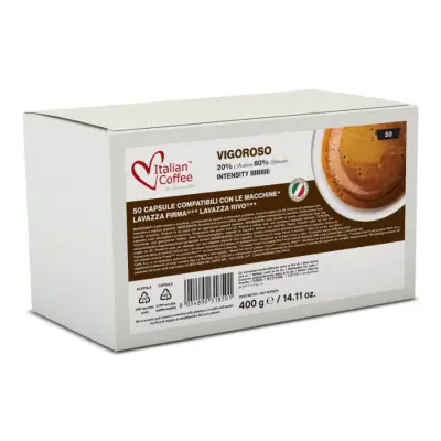 50 VIGOROSO compatible capsules Lavazza Firma / Vitha Group