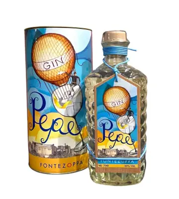 Gin Pepe Fontezoppa with 700 ML tube packaging