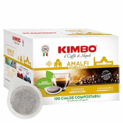 150 KIMBO Compostable Coffee Pods Ese 44 - Amalfi Blend