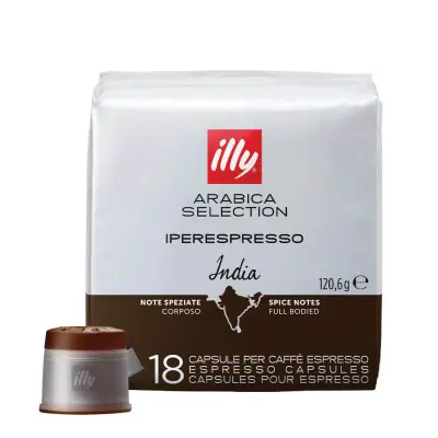 18 kapsułek z kawą ILLY Iperespresso India Blend