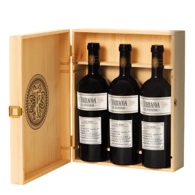 Torraccia del Piantavigna Ramale Colline Novaresi Nebbiolo 2018 Wooden Gift Box 3 pcs