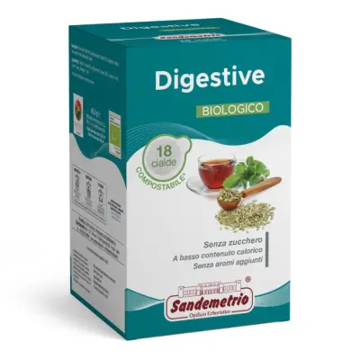 Sandemetrio Digestive Herbal Tea 18 Ese Pods 44 Filter Paper