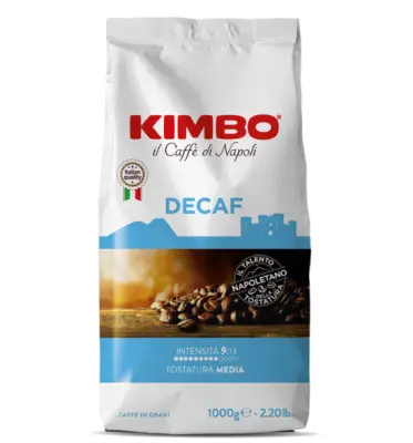 Caffè In Grani Kimbo Miscela Decaffeinato 1kg