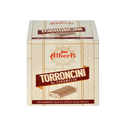 Nougat Strega mit Karamell Box 200g