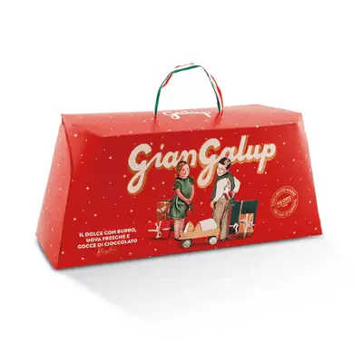 Panettone Galup Giangalup mit Streglio-Schokoladenstückchen 500g