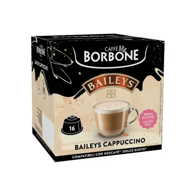 16 Baileys Cappuccino Borbone compatible NESCAFÈ DOLCE GUSTO capsules