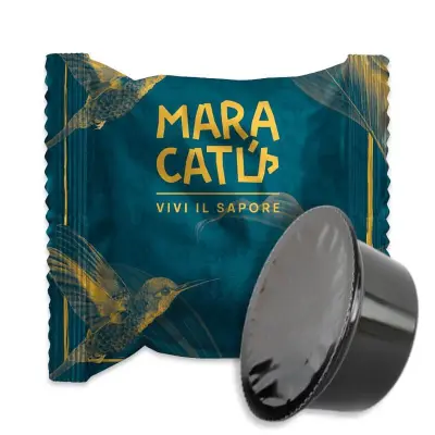 80 Capsule Caffè Maracatú Miscela Sublime Compatibili Lavazza Firma, Intensità 8/10