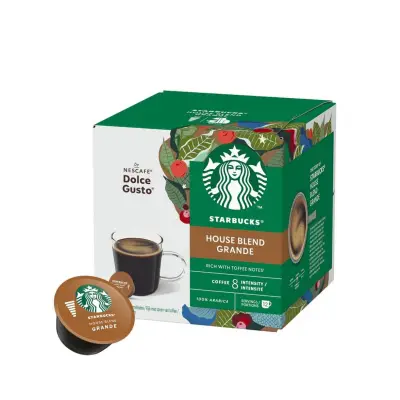 12 Kapseln Starbucks House Blend Americano für Nescafé Dolce Gusto