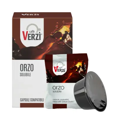 50 Capsule Orzo Caffè Verzì compatible with Lavazza Firma - Barley Coffee